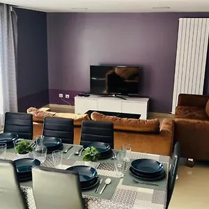  Appartement 100m2 2 8 Personnes - Grand Parking Et Terrasse Privee - Proche Cdg-parc Expositions-paris-asterix-disney Frankrijk